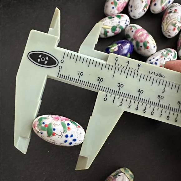 Vintage Porcelain Beads - Picture 4 of 6